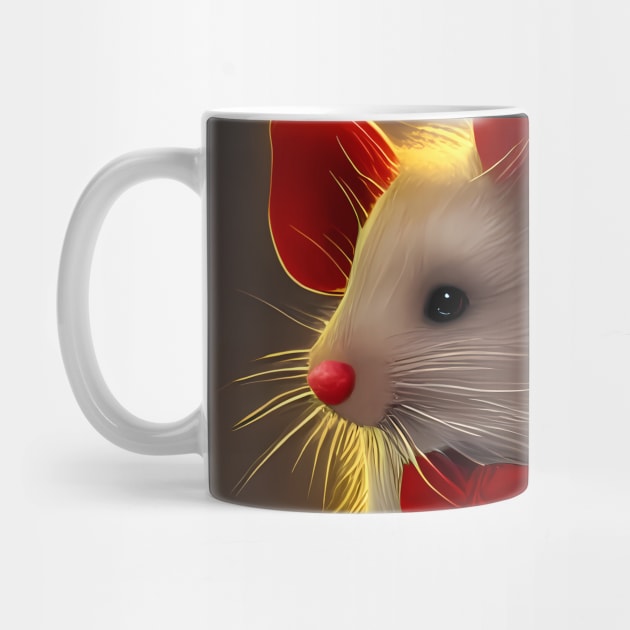 Cute little christmas mouse by Nicky2342